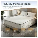 MSS e.K., Topper Kaltschaum-Topper mit Bezug und 4 Eckspanngummis, 6 cm hoch,