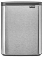 Brabantia M&uuml;lltrennsystem BO M&uuml;lleimer 12 Liter Matt Steel Fingerprint Proof