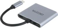 DICOTA Laptop-Dockingstation DICOTA USB-C Hub 4K 4in1