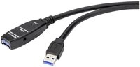 Renkforce USB 3 Verl&auml;ngerungskabel 20 m RF-4598350 USB-Kabel, Aktiv mit