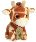 Pl&uuml;schfigur Aurora 35068 - Eco Nation Mini, Giraffe, Pl&uuml;schtier, 13 cm