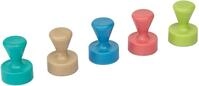 MAUL Magnet Neodym-Kegelmagnet 16x12mm 1500g farbig sortiert VE=10 St&uuml;ck