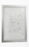 DURABLE Magnet 23 Info-Rahmen DURAFRAME&reg; WALLPAPER - A4, 322 x 236 mm, silber