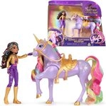 Spin Master Anziehpuppe Unicorn Academy - Small Doll & Unicorn - Sophia & Light Magic