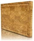 holz4home&reg; Schneidebrett K&uuml;chenbrett aus Eichenholz I Hackbrett mit Saftrille...