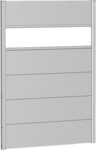 Biohort Sichtschutzelement, 5 Metall-Paneele, 1 Acrylglas-Paneel und 2...