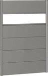 Biohort Sichtschutzelement, 5 Metall-Paneele, 1 Acrylglas-Paneel und 2...