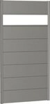 Biohort Sichtschutzelement, 7 Metall-Paneele, 1 Acrylglas-Paneel und 2...