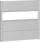 Biohort Sichtschutzelement, 3 Metall-Paneele, 1 Acrylglas-Paneel und 2...