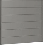 Biohort Sichtschutzelement, 6 Metall-Paneele und 2 F&uuml;hrungsschienen, LxH:...
