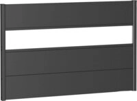 Biohort Sichtschutzelement, 3 Metall-Paneele, 1 Acrylglas-Paneel und 2...