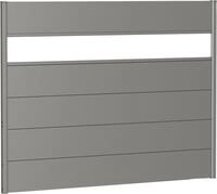Biohort Sichtschutzelement, 5 Metall-Paneele, 1 Acrylglas-Paneel und 2...