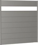 Biohort Sichtschutzelement, 7 Metall-Paneele, 1 Acrylglas-Paneel und 2...
