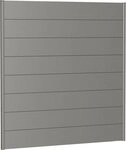 Biohort Sichtschutzelement, 8 Metall-Paneele und 2 F&uuml;hrungsschienen, LxH:...