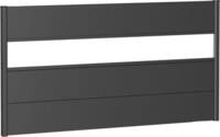 Biohort Sichtschutzelement, 3 Metall-Paneele, 1 Acrylglas-Paneel und 2...