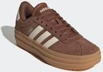 Plateausneaker ADIDAS SPORTSWEAR "VL COURT BOLD", Damen, Gr. 39, braun (preloved