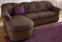 DOMO collection Ecksofa FLORES Schlafsofa, 233x142x86 cm, L-Form, whlw. mit
