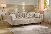 Jockenh&ouml;fer Gruppe Big-Sofa Spa, B: 251 cm, im Retrolook mit 7 Kissen