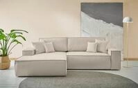 OTTO home Ecksofa FINNLEY, L-Form 257 cm, Schlafsofa, mit Bettkasten, in...