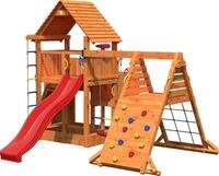 FUNGOO Spielturm BIG LEADER SPIDER RED, mit Schaukel & Rutsche,...