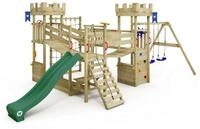 Wickey Kletterger&uuml;st Smart Arch &ndash; Ritterburg-Spielturm mit Wackelbr&uuml;cke,...