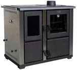 Teba Therm Kaminofen Kaminofen mit Backfach und Herdplatte Teba TKS 18 Holzofen...