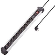 Sygonix 10fach &Uuml;-Schutz Steckdosenleiste SY-4755616 Steckdosenleiste,...