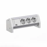 Bachmann DESK 3xCEE7/3 GST18 RAL9010 Steckdosenleiste, 902.0292