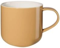 ASA SELECTION Becher COPPA Henkelbecher apricot 0,4 l, Porzellan, Geschirr