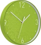 LEITZ Uhr Wanduhr Wow Kunststoff 29cm gr&uuml;n