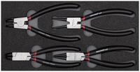 Gedore Red Zangenset R22150017 Sicherungsringzangensatz 2/6 CT-Modul 4-teilig