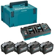 Makita MAKITA Akku-Ladeger&auml;t-Set 40 V 4x 4,0 Ah XGT (BL4080Fx4+DC40RB) Akku-Set