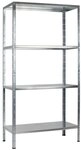 SCHULTE Regalwelt Steckregal mit 4 PowerMAX Fachb&ouml;den, 50 kg Tragkraft, 137x75x30 cm