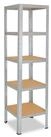 shelfplaza Schwerlastregal HOME, 180x60x60cm verzinkt, 5 B&ouml;den, Kellerregal,