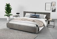 Home affaire Polsterbett Adrina mit Biesenoptik, Feincord und Luxus-Microfaser,...