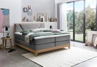 Belanoti Boxspringbett Riviera (Unterbox, Matratze, Topper), 180x200 cm, Holz,...