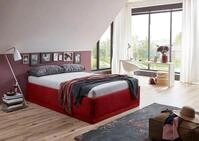 Westfalia Schlafkomfort Polsterbett Texel, Komforth&ouml;he mit Zierkissen, Bettkasten