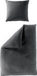 BIERBAUM Bettw&auml;sche Elegant uni, Mako-Satin, 2 teilig, Mako-Satin, 100 %...