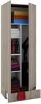 Mehrzweckschrank VCM "Holz Besenschrank Staubsauger Putzschrank Vandol S", braun