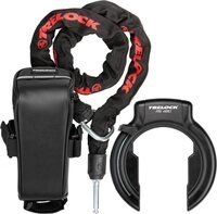 Trelock Fahrradtasche TRELOCK Rahmenschloss Kit RS 480 AZ XL mit Einsteckkette &
