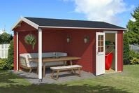 LASITA MAJA Gartenhaus Wibo, BxT: 465x338 cm, (Set), mit Anbau