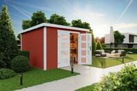 LASITA MAJA Gartenhaus Zambezi 6, BxT: 320x275 cm, Blockbohlenhaus 28mm