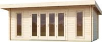 LASITA MAJA Gartenhaus SUSSEX, BxT: 630x470 cm, (Set, inkl. Fussbodenbretter zum