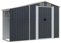 vidaXL Ger&auml;tehaus, Gartenhaus Anthrazit 277x93x179 cm Verzinkter Stahl