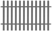 vidaXL Sichtschutzelement Lattenzaun WPC 200x120 cm, (1-St)