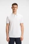 Poloshirt BOSS GREEN "Pio Pique Regular Fit", Herren, Gr. L, wei&szlig;, Jersey,