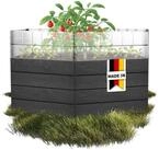 GARANTIA Hochbeet ERGO Hochbeet Turbo XL 75 Stone, inkl. FLORA Wassersparsystem