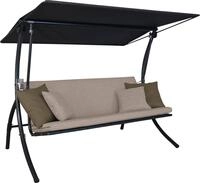 Angerer Freizeitm&ouml;bel Hollywoodschaukel Motion Smart sand, 3-Sitzer,...