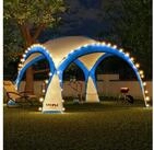 Swing&Harmonie Faltpavillon LED Event Pavillon 3,6 x 3,6m DomeShelter Garten...