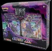 POK&Eacute;MON Sammelkarte Pok&eacute;mon Calyrex VMax League Battle Deck Shadow Rider